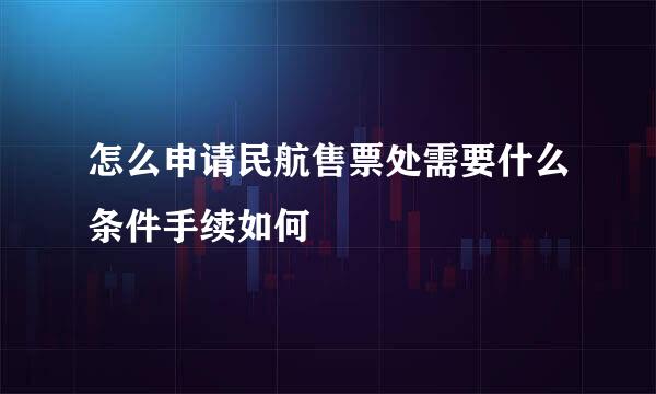 怎么申请民航售票处需要什么条件手续如何