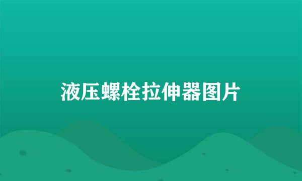 液压螺栓拉伸器图片