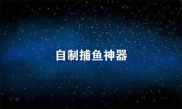 自制捕鱼神器