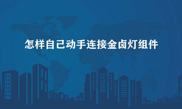怎样自己动手连接金卤灯组件