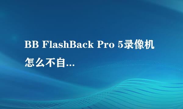 BB FlashBack Pro 5录像机怎么不自动检查更新