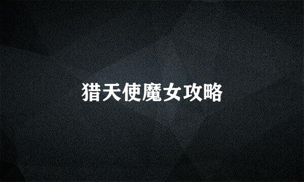 猎天使魔女攻略