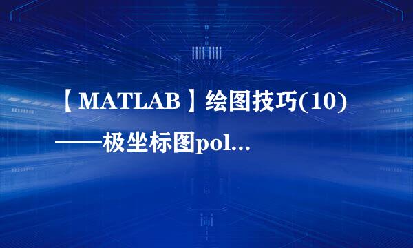 【MATLAB】绘图技巧(10)——极坐标图polar函数