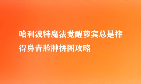 哈利波特魔法觉醒萝宾总是摔得鼻青脸肿拼图攻略