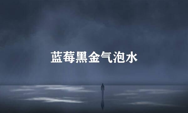 蓝莓黑金气泡水