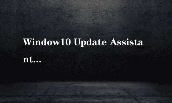 Window10 Update Assistant 彻底关闭