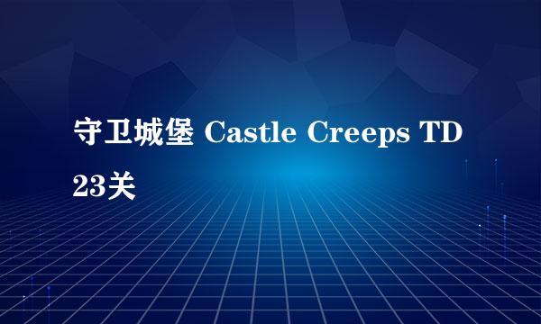 守卫城堡 Castle Creeps TD 23关