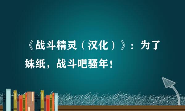《战斗精灵（汉化）》：为了妹纸，战斗吧骚年！