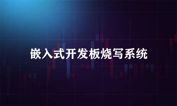 嵌入式开发板烧写系统