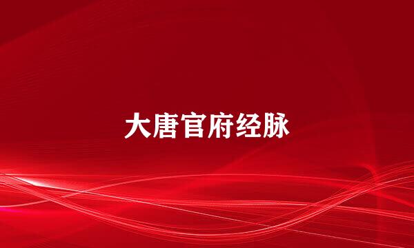 大唐官府经脉