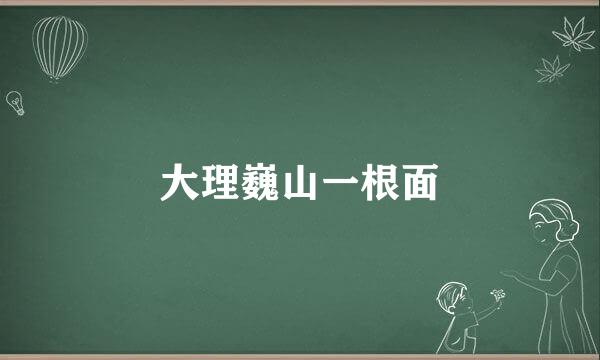 大理巍山一根面