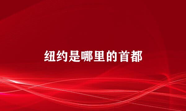 纽约是哪里的首都