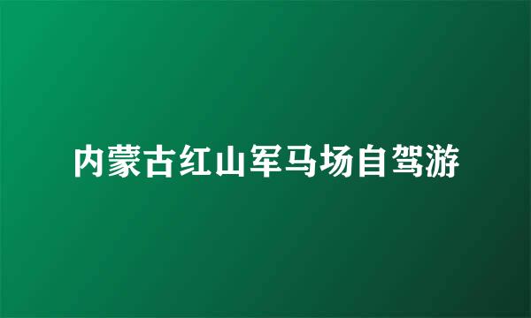 内蒙古红山军马场自驾游