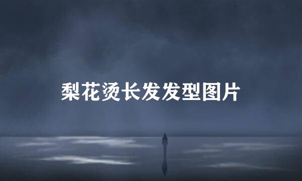 梨花烫长发发型图片