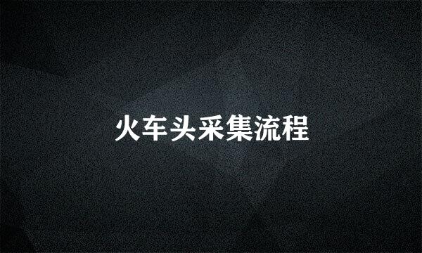 火车头采集流程