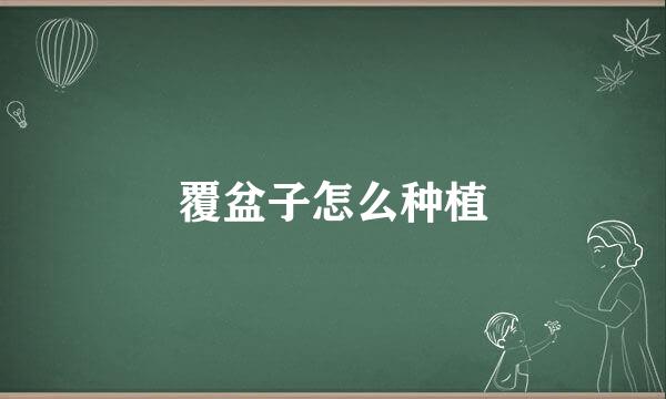 覆盆子怎么种植
