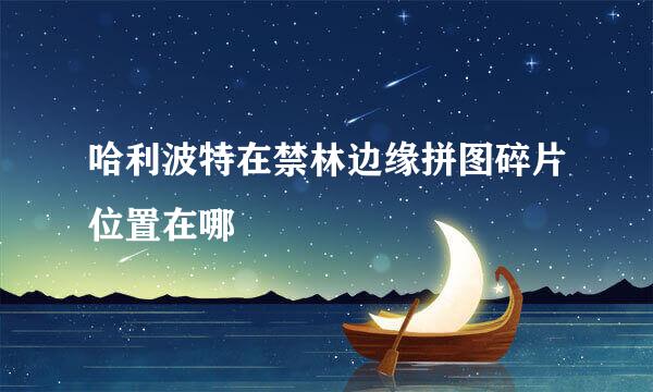 哈利波特在禁林边缘拼图碎片位置在哪