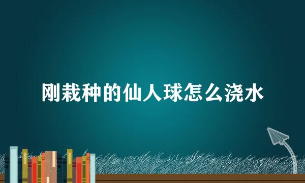 刚栽种的仙人球怎么浇水