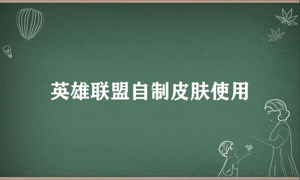 英雄联盟自制皮肤使用