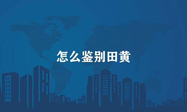 怎么鉴别田黄