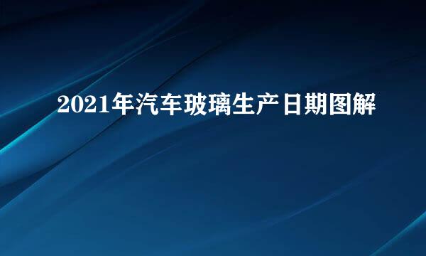 2021年汽车玻璃生产日期图解