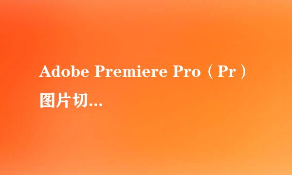 Adobe Premiere Pro（Pr）图片切换视频制作步骤