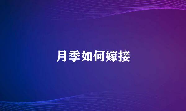 月季如何嫁接