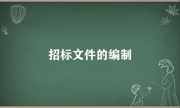 招标文件的编制