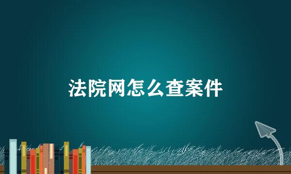 法院网怎么查案件