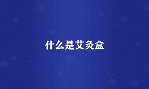 什么是艾灸盒