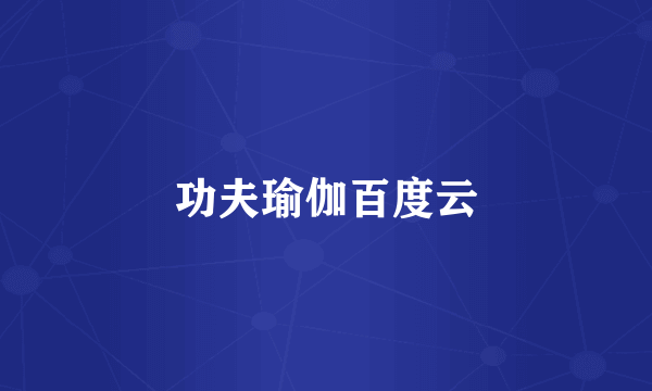 功夫瑜伽百度云