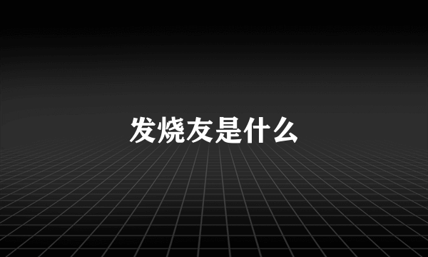 发烧友是什么