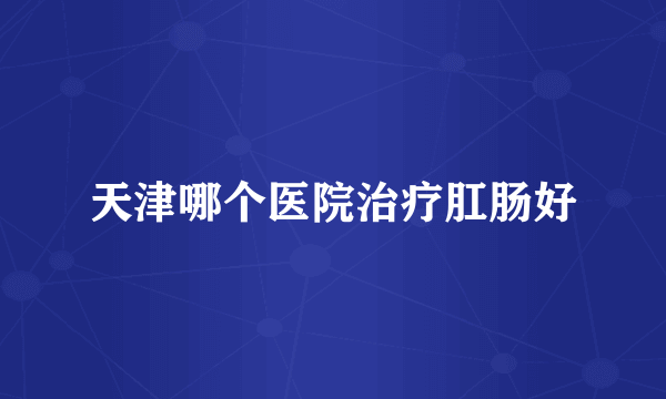 天津哪个医院治疗肛肠好