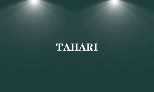 TAHARI