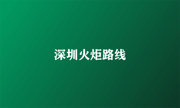 深圳火炬路线