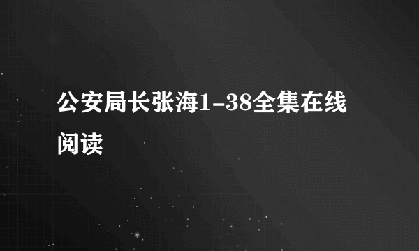 公安局长张海1-38全集在线阅读