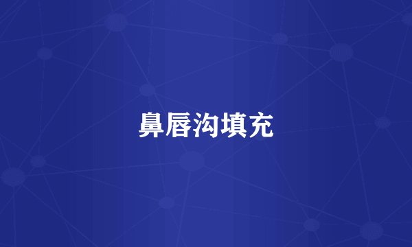 鼻唇沟填充